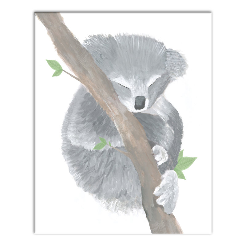 Art sur toile sleepy koala Bradley, H 20 po x l 16 po x P 1,25 po