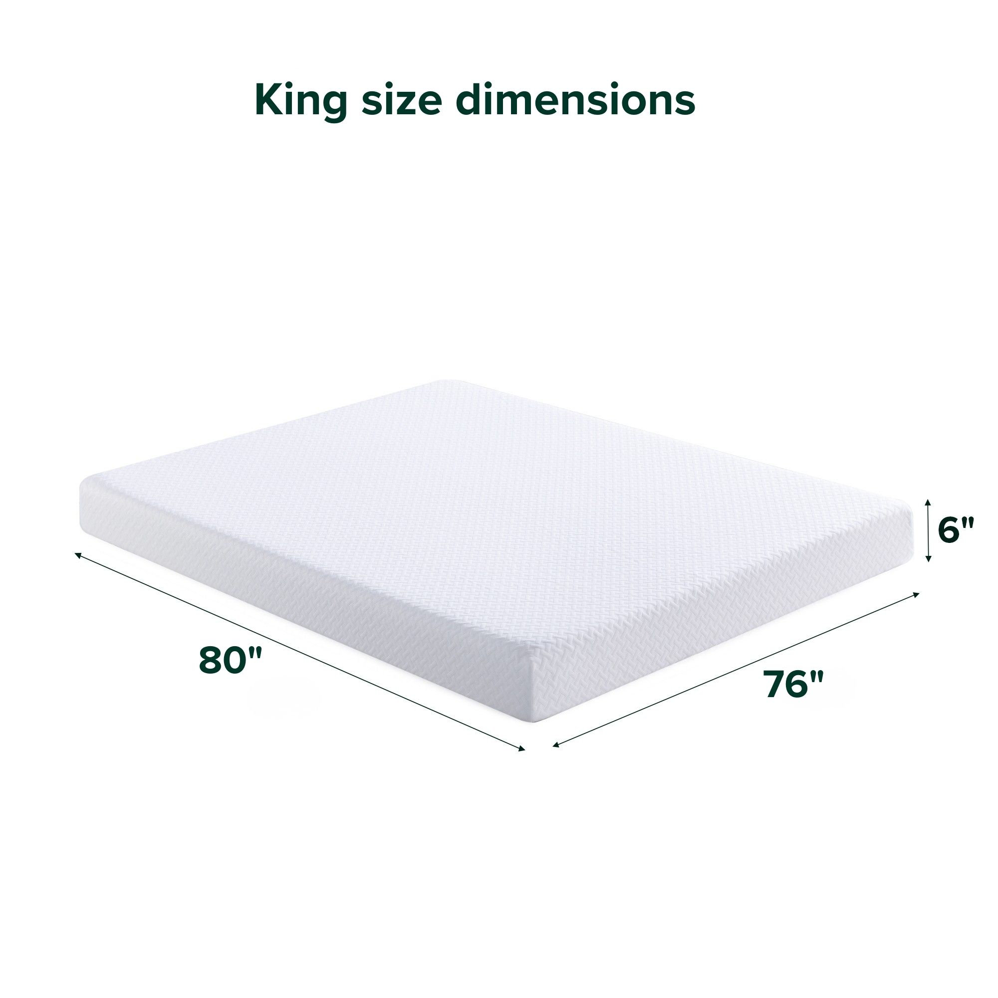 Sleep by Wayfair™ Medium Cooling Gel Memory Foam Mattress, King