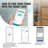 VEVOR Smart Lock 5-in-1 Fingerprint Smart Door Knob with Independent Handle