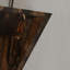 Applique murale 1 lumière rétro en métal doré antique 1 lumière