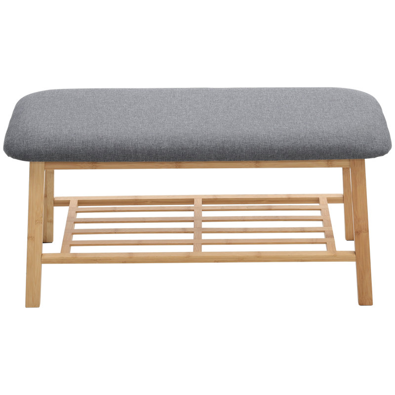 Adli Linen Upholstered Storage Bench