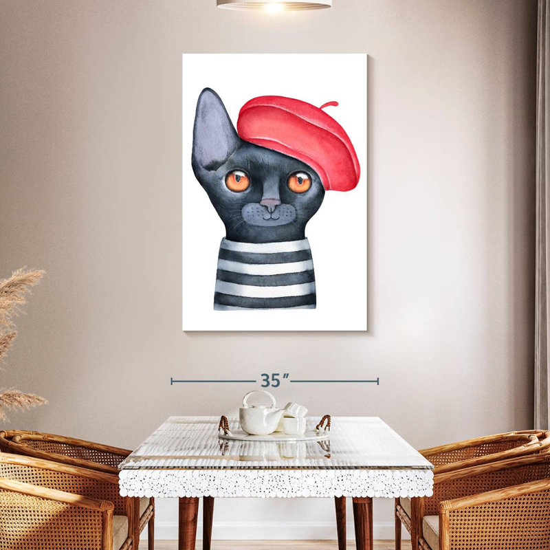Brampt Fancy Cat, 48" H x 32" W