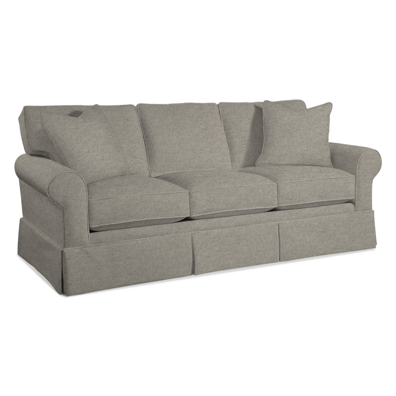 Benton Upholstered 86'' Sofa, Basic Grey; 0317-83, 5" Innerspring Mattress