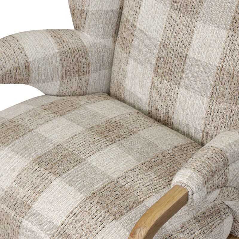 Sedoni Wingback Chair, Light Brown Polypropylene/Olefin