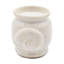 Support à bougie chauffe-plat 7,5 x 2,5 x 2,5 po, blanc