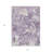 3' X 5' Lavender And Lilac Abstract Washable Indoor Outdoor Area Rug