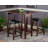 Bettencourt Solid Wood Solid Wood Top Trestle Dining Set