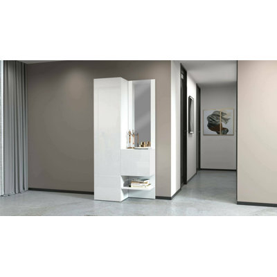 Dcristant 1 Door Manufactured Wood Wardrobe
