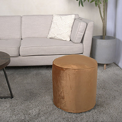 Pouf Shimon, abricot