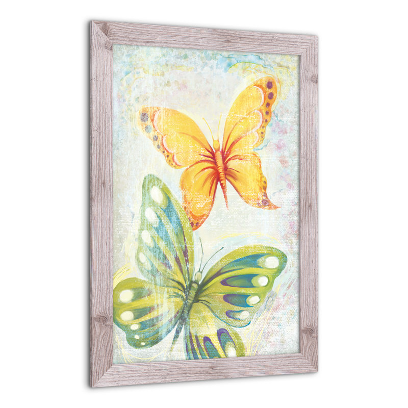 «Paint Butterflies», reproduction encadrée, H 30 po x l 20 po x P 0,75 po