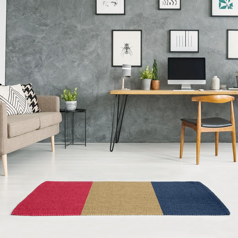 Tapis rouge à rayures de hockey national, Rectangle 2 pi x 3 pi