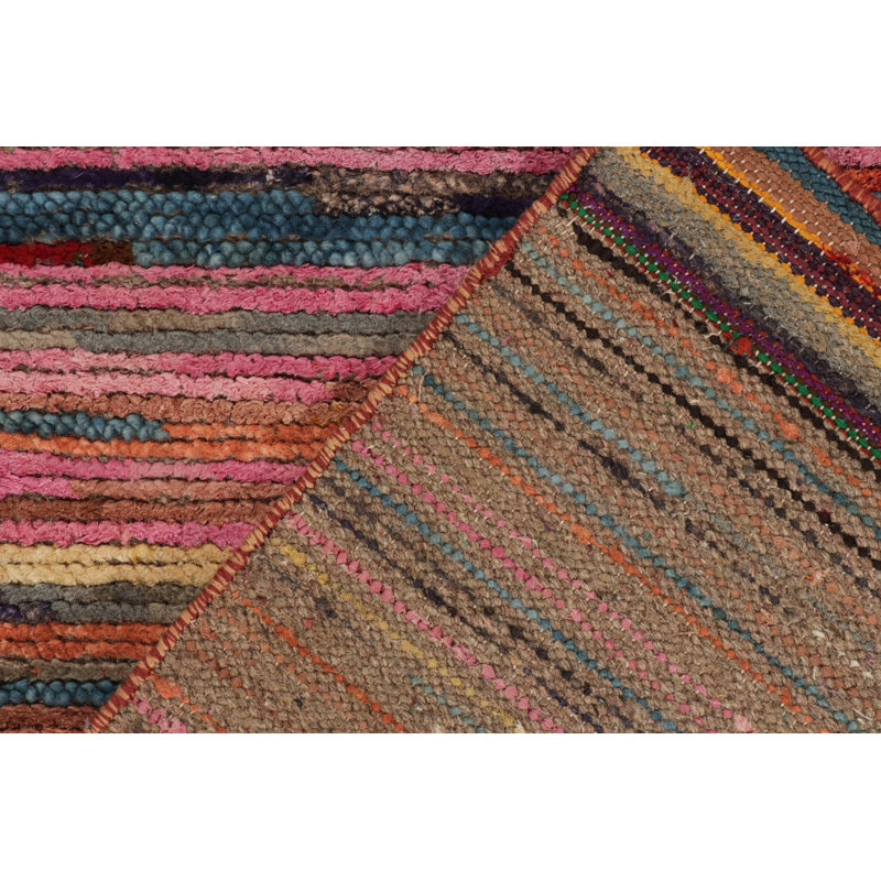 Moroccan Hand Knotted Silk Area Rug, Runner 3' x 10'