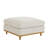 Laima 35" W Feather Blend Square Ottoman-1969114518