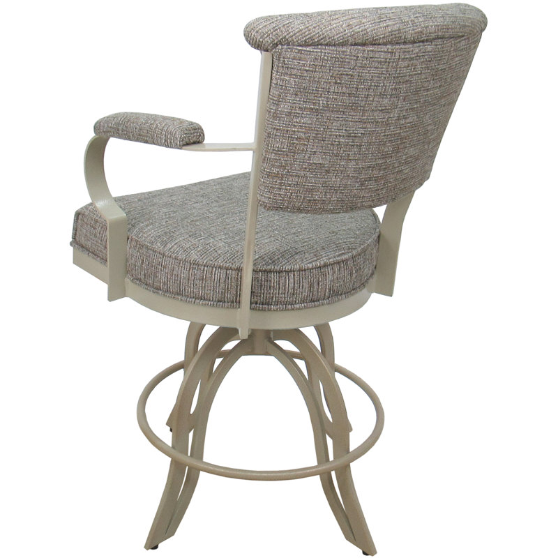 Tissu brun clair sur fond beige Jetty June - siège de 24 po, Beige