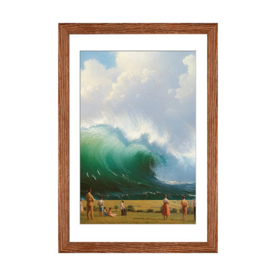 «Stay Calm», reproduction d'art sur papier encadré