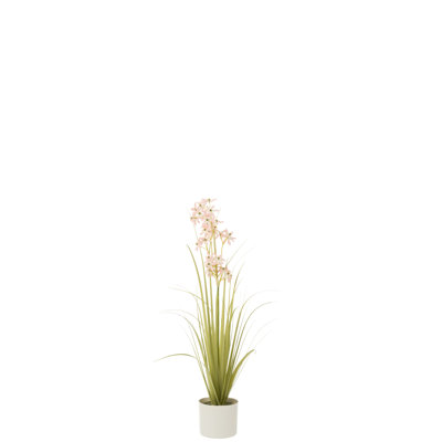 Faux Plant in Porcelain Planter