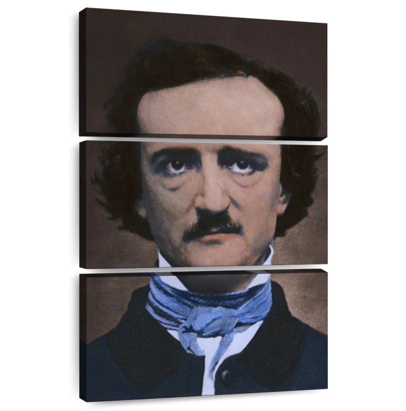 Leisha Edgar Allan Poe, poète américain, H 50 po x l 32 po