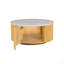 Table basse en faux marbre avec rangement