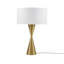 Lampe de table en métal doré