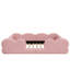 3ft Upholstered Bed Cloud-Shaped with surrounding guardrails Velvet-1124315397