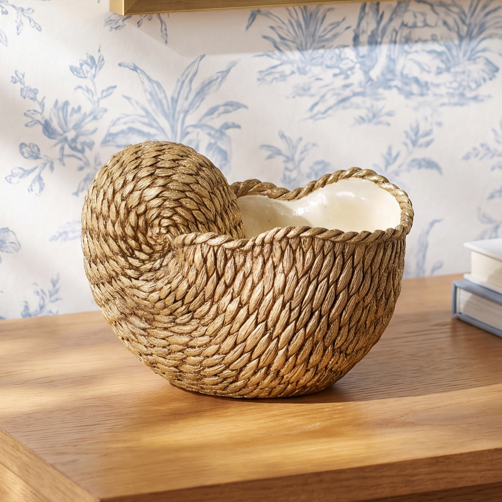 Resin Coastal Shell Planter
