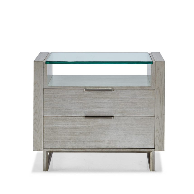 Table de chevet 2 tiroirs Mirage