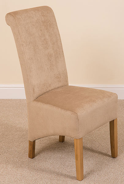 48cm H Upholstered Side Chair, Beige