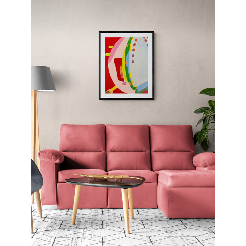 Iron On Red Print by Sue Graef, Wrapped Canvas, 32" H x 24" W