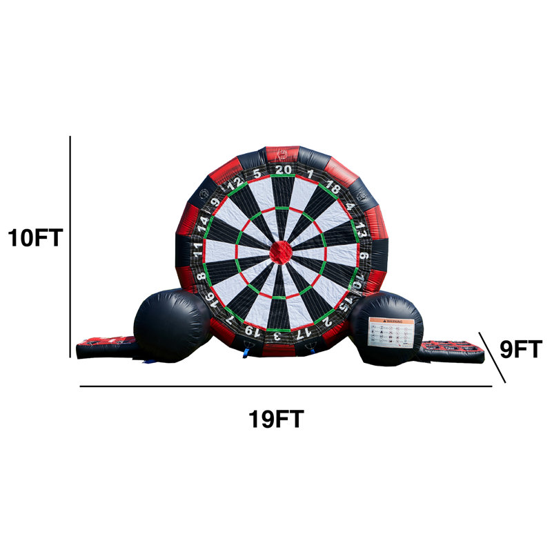 10 ft Soccer Dart Game Inflatable