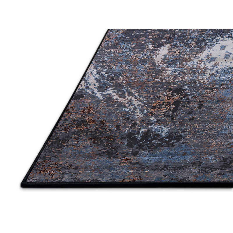 Tapis gris foncé Carnot, Rectangle 7 pi x 9 pi