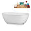 Baignoire autoportante 59 "avec drain interne Streamline-101686931