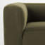 Canapé d'angle modulaire surdimensionné en forme de U, assise profonde, revêtement en velours performant et deux poufs-600516217