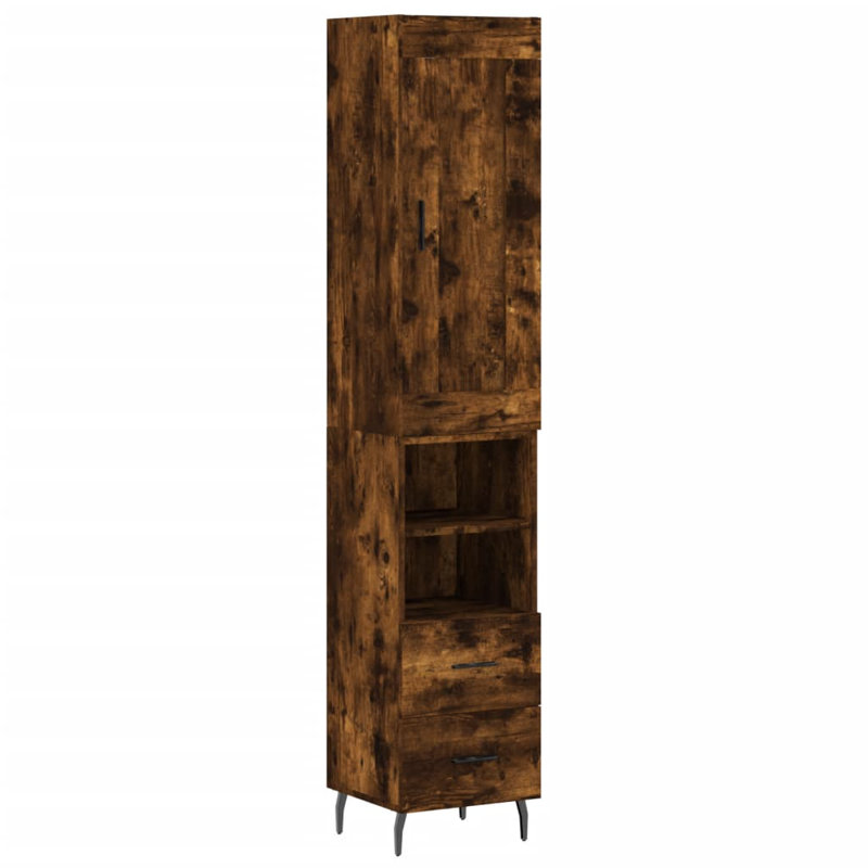 34.5cm Sideboard, Smoked Oak