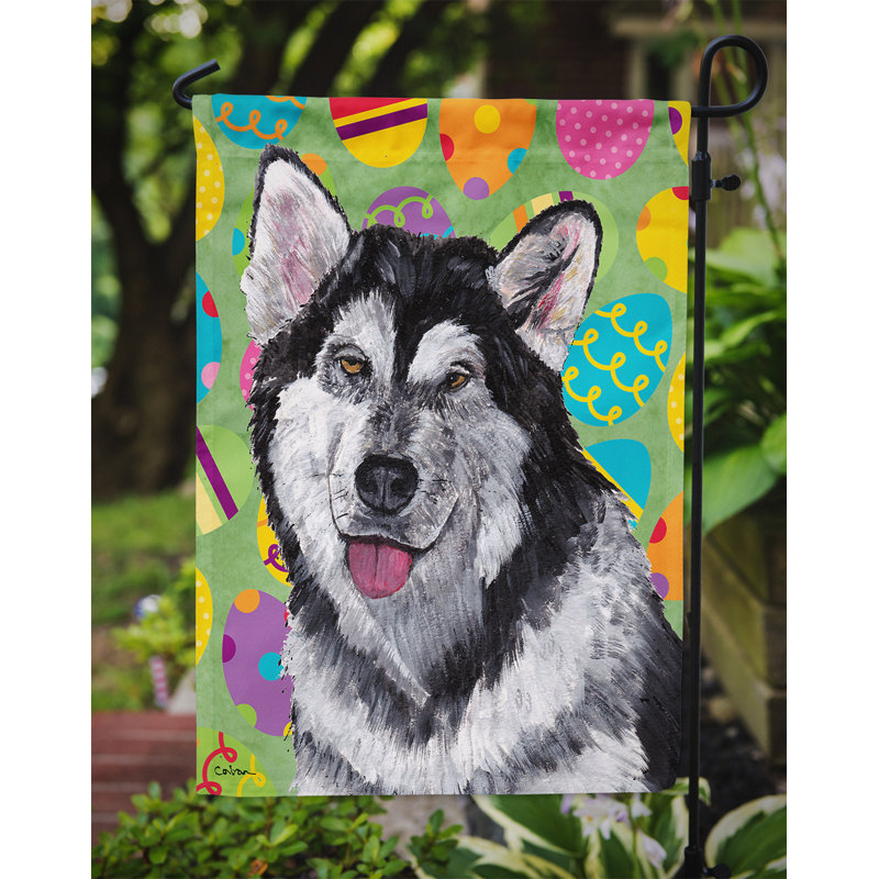 Drapeau de jardin Atara, Malamute de l'Alaska