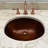 Freud 19" Undermount Bathroom Sink in Copper