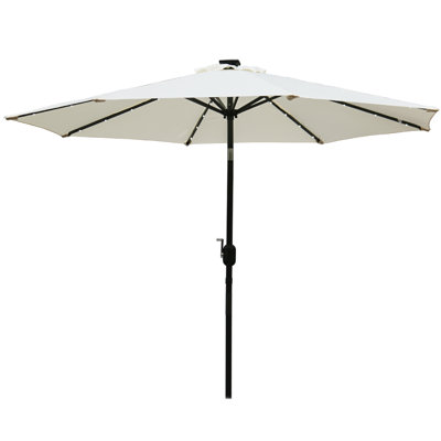 Antibes 2.7m Traditional Parasol with Lights