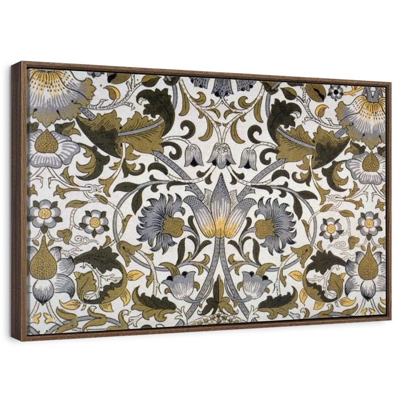 Lodden, 1884, 13 po x 9 po, Cadre flottant noyer