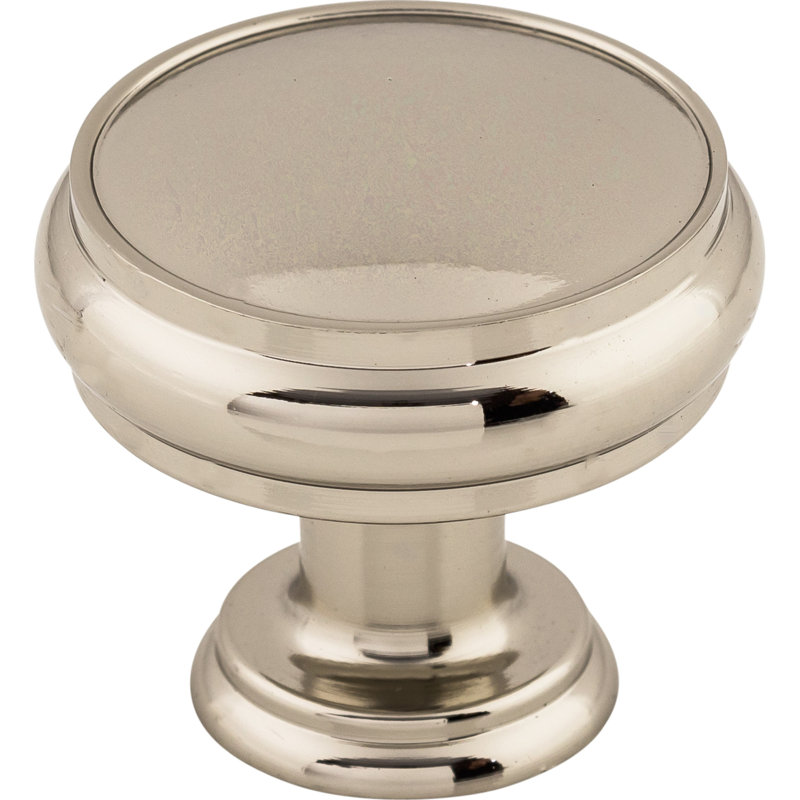 Eden Round Knob, Polished Chrome, 1 3/8" Knob Diameter