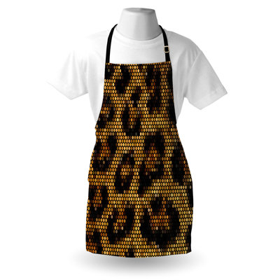 Animal Print Bib Apron