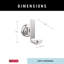 Accessoire de quincaillerie pour salle de bain Delta Tetra-90631156