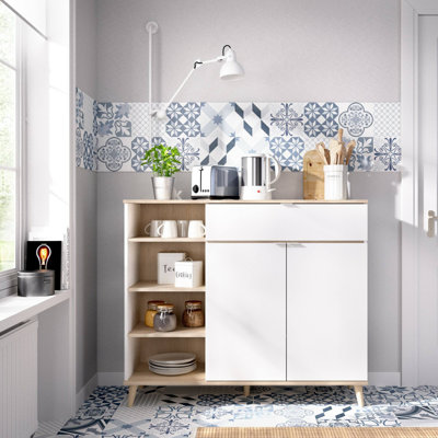 Shoup 119 Cm Wide 1 Drawer Highboard
