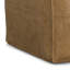 Brody 18"W Upholstered Vegan Faux Leather Square Pouf-1625655918