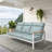 Townsend Metal Outdoor Sofa With Sunbrella Cushion-116233343