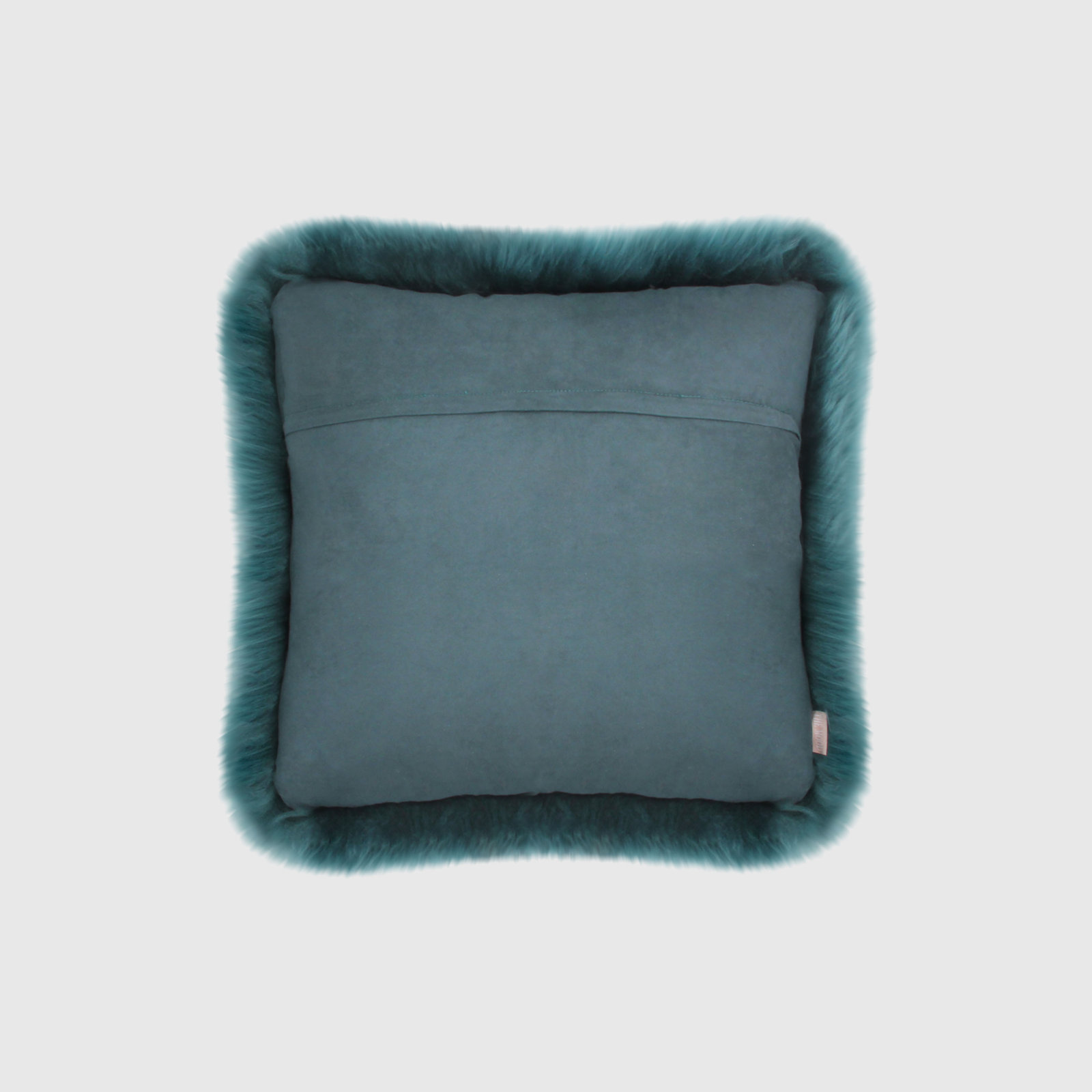 Fieldman Leather Throw Pillow, Atlantic Deep, 18" x 18"