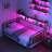 Twin Daybed with Trundle, Double Storage, Charging Station and LED Lights
