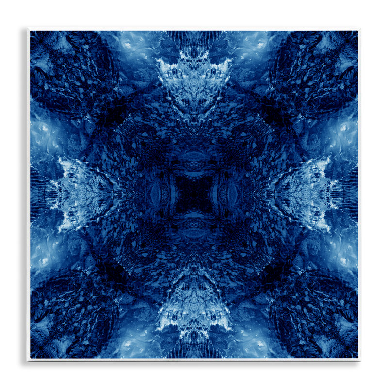 Art symétrique sur plaque Tie Dye par El Perkin