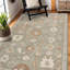 Lewis Classic Floral Hand-Hooked Khaki Area Rug, 2' X 3'-1542929654-1514380612
