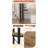 4-Tier Over The Toilet Storage Rack Adjustable Shelf Black Round