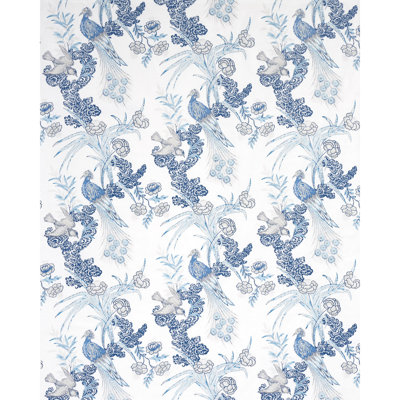 Schumacher x Miles Redd Peacock Fabric