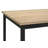 Garza 5-Piece Rectangular Dining Table Greige Oak